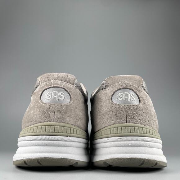 SAS Journey Men\'s Size 10.5 W3 Gray Suede Strap Walking Sneaker Casual Shoes GUC main image 5